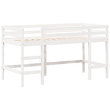 Loft Bed with Ladder and Roof without Mattress White 80x200 cm 3282153