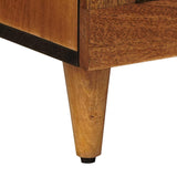 Bedside Cabinet Brown 40 x 33 x 46 cm Solid Mango Wood 4018230