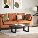 Coffee Table Legs V-Shape 2 pcs Black 50x cm Steel 4012608