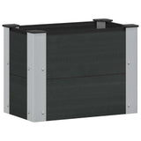 Garden Raised Bed Black 50 x 30 x 36 cm 42039032
