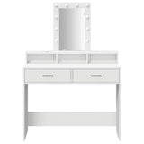 Dressing Table White 100 x 41 x 140 cm Engineered Wood 865172