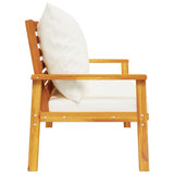 Garden Sofa Bench 120 cm with Cushion Solid Wood Acacia 366378