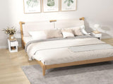 Set of Two Modern Storage Bedside Tables - White T3398P343532