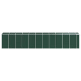 Garden Shed Green 191x980x198 cm Galvanised Steel 3188241