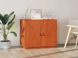 Sideboard Wax Brown 65.5 x 40 x 75 cm Solid Pine Wood 867970