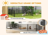 80cm 8 Panels Heavy Duty Dog Pen, Pet Playpen for Indoors, Outdoors, Small, Medium Dogs T3398P376296