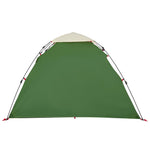 ZNTS Camping Tent Dome 3-Person Green Quick Release 4004226