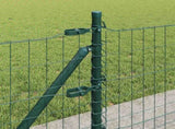 Welded Wire Fence with Concrete Base 10 x 0.4 m 3350817