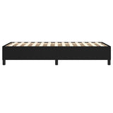 Box Spring Bed Frame Black Single Fabric 3121198