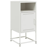 Bedside Cabinets 2 pcs White 36x39x78 cm Steel 846577