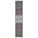 Book Cabinet Concrete Grey 36x30x171 cm Engineered Wood 802871