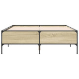 Bed Frame without Mattress Sonoma Oak 140x190 cm 3279808