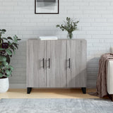 Sideboard Grey Sonoma 90x34x80 cm Engineered Wood 828138