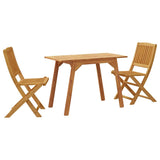 3 Piece Balcony Set Solid Wood Acacia 366373