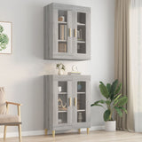 Hanging Wall Cabinet Grey Sonoma 69.5x34x90 cm 817388