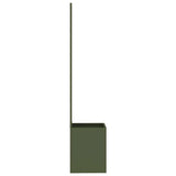 Garden Privacy Screen Olive green 32 x 150 cm Cold-rolled steel 876374