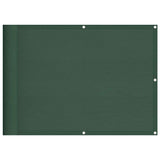 Balcony Screen Dark Green 75x1000 cm 100% Polyester Oxford 4000258