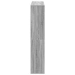 Book Cabinet Grey Sonoma 132x29x141.5 cm Engineered Wood 3310312