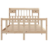 Bookcase Bed without Mattress 160x200 cm Solid Wood Pine 3321747