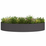 Planter Ring Black 120 x 120 x 20 cm Cold-rolled Steel 873634