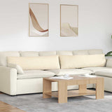 Sofa Pillows 2 pcs Cream 145 x 40 cm Corduroy Fabric 42013862