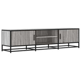 TV Cabinet Grey Sonoma 160x35x41 cm Engineered Wood and Metal 848847