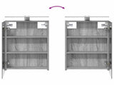 Bathroom Cabinet Set 4 pcs Grey Sonoma Engineered Wood 3407364
