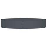 Planter Ring Anthracite 120 x 120 x 20 cm Cold-rolled Steel 873638