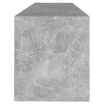 TV Cabinet Concrete Grey 120x30x40.5 cm Engineered Wood 809579