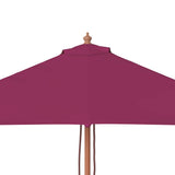 Garden Parasol Bordeaux Red 44537