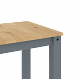 5 Piece Dining Set PANAMA Grey Solid Wood Pine 3345171
