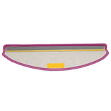 Stair Mats 15 pcs 65x21x4 cm Violet Half Round Large 133905