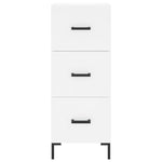 Highboard White 34.5x34x180 cm Engineered Wood 3198849
