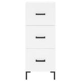Highboard White 34.5x34x180 cm Engineered Wood 3198849