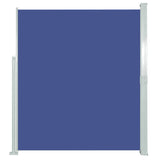 Retractable Side Awning 160 x 500 cm Blue 45462