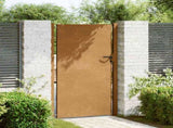 Garden Gate 100x200 cm Corten Steel 153267