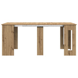 Dinning Table Artisan Oak 180 x 85 x 75 cm Engineered Wood 3424945