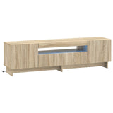 LED TV Cabinet Sonoma Oak Engineered Wood 896027