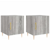 Bedside Cabinets 2 pcs Grey Sonoma 40x40x50 cm Engineered Wood 827545