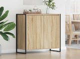 Shoe Cabinet with Door Sonoma 79 x 36 x 100 cm Engineered Wood 886463