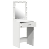 Dressing Table White 50 x 41 x 135 cm Engineered Wood 865037