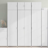 Highboard White 70x42.5x185 cm Engineered Wood 3281427