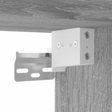ZNTS 3 Piece Bathroom Cabinet Set Grey Sonoma Engineered Wood 3214758