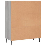 Shelf Cabinet Grey Sonoma 69.5x32.5x90 cm Engineered Wood 828386