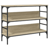Console Table Sonoma Oak 100x32x75 cm Engineered Wood 839059