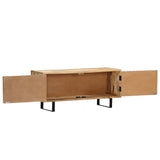 TV Cabinet 90x30x40 cm Solid Mango Wood 247896