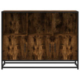 Sideboard Smoked Oak 100x35x76 cm Engineered Wood 849031