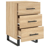 Bedside Cabinet Sonoma Oak 40x40x66 cm Engineered Wood 827687