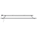 Manual Retractable Awning with LEDs Burgundy 400x300 cm 3310187