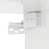 Bathroom Wall Cabinet TULUM High Gloss White 37 x 24.5 x 86 cm 880335
